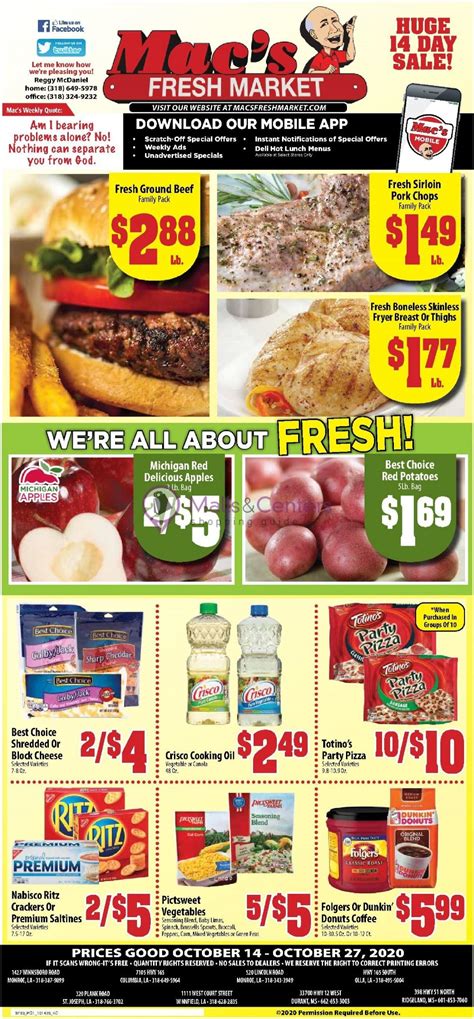 Mac fresh market weekly ad. Things To Know About Mac fresh market weekly ad. 